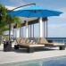 Best Choice Products 10ft Offset Hanging Outdoor Market Patio Umbrella - Multiple Colors   